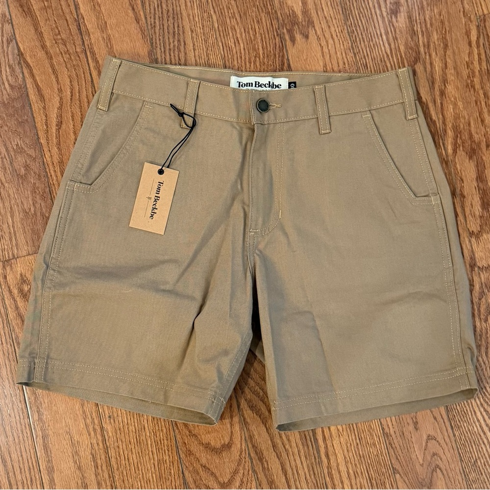 Tom Beckbe Ruffner Shorts Dark Khaki Shorts